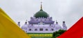 Waris Ali Shah Dargah at morning , DargahÃÂ of Haji Waris Ali Shah inÃÂ Dewa,ÃÂ Barabanki, India. Dewa sharif, waris piya Royalty Free Stock Photo